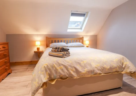 Bedroom #1 at Stable Cottage, Templeton