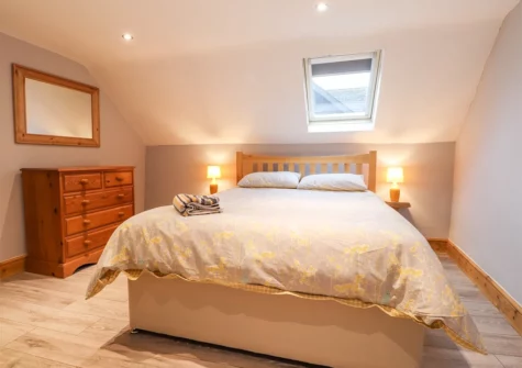 Bedroom #1 at Stable Cottage, Templeton