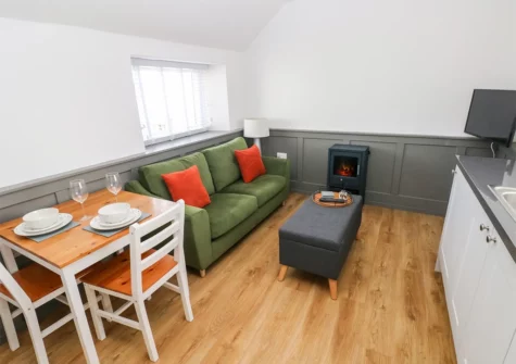 The living area at Star Cottage, Saundersfoot