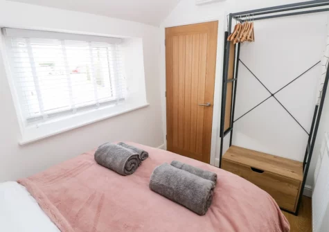The bedroom at Star Cottage, Pentlepoir