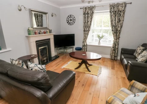 The living room at Stones Throw, Tenby