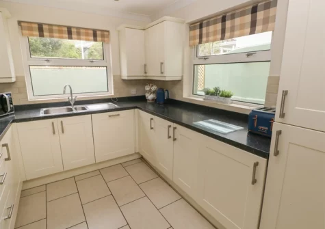 The kitchen at Stones Throw, Tenby