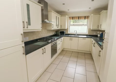 The kitchen at Stones Throw, Tenby