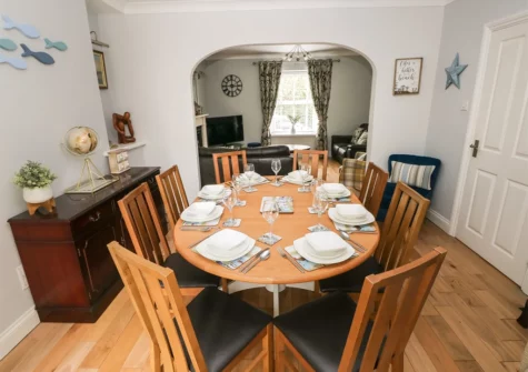 The dining room at Stones Throw, Tenby