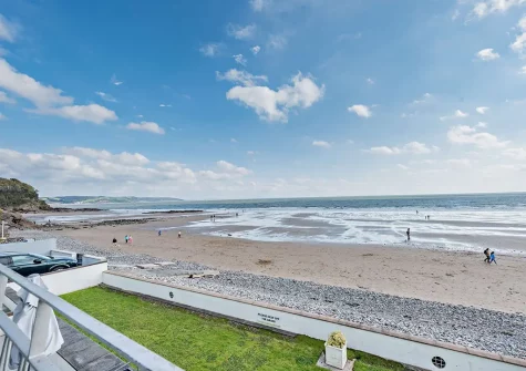 The view from the balcony at Strandways Court, Saundersfoot