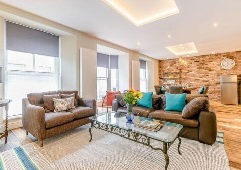 The living area at Summers, Tenby