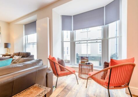 The living area at Summers, Tenby