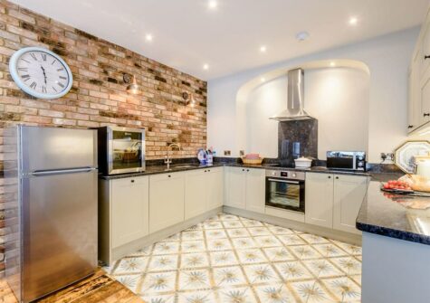 The kitchen at Summers, Tenby