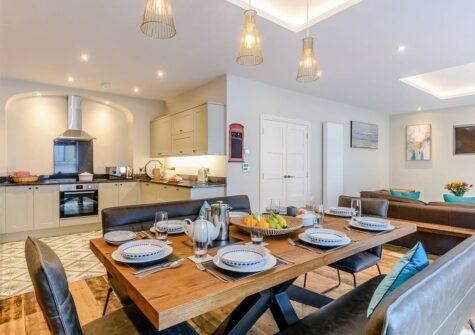 The kitchen & dining area at Summers, Tenby