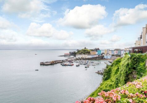 It's just a short distance to the beach from Summers, Tenby