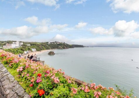 It's just a short distance to the beach from Summers, Tenby