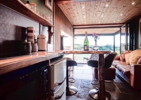 The kitchen at Tawny Lodge, Tiers Cross