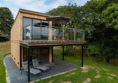 Outside Tawny Lodge, Tiers Cross