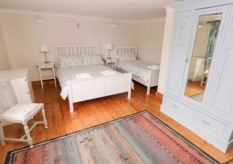 Bedroom #1 at The Barn at Harrolds Farm, Redberth