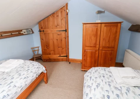 Bedroom #4 at The Barn at Harrolds Farm, Redberth