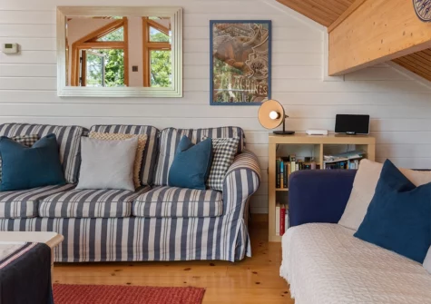 The living room at The Bluebell, Penally