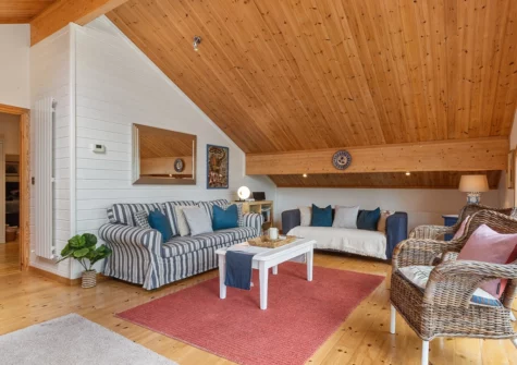 The living room at The Bluebell, Penally