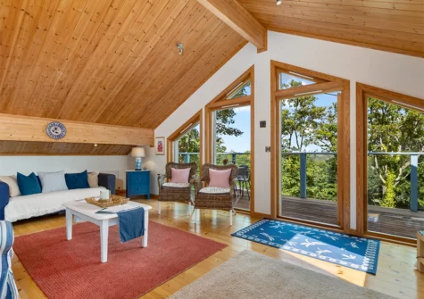 The living room at The Bluebell, Penally