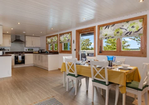 The dining area at The Bluebell, Penally