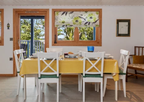 The dining area at The Bluebell, Penally