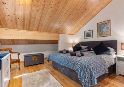 Bedroom #1 at The Bluebell, Penally