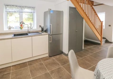 The kitchen at The Boathouse, Tenby