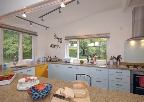 The kitchen at The Burgage, Nolton Haven