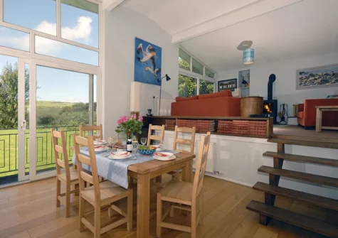The dining area at The Burgage, Nolton Haven