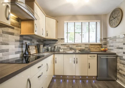 The kitchen at The Call of the Tides, Tenby