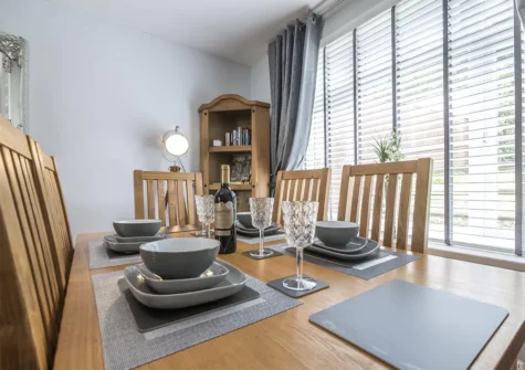 The dining room at The Call of the Tides, Tenby