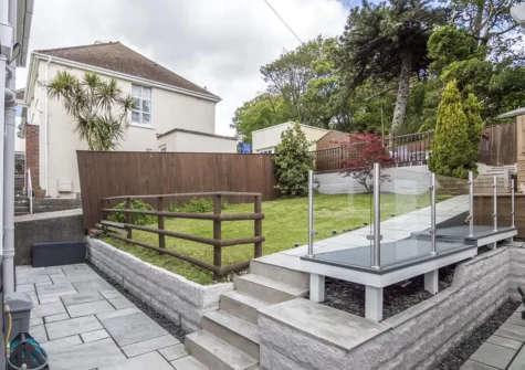 The garden at The Call of the Tides, Tenby