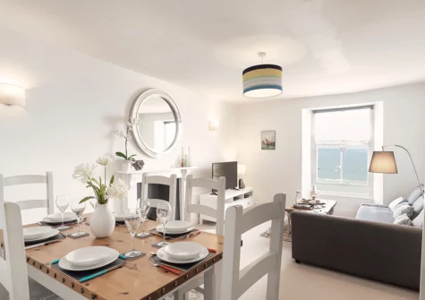 The dining area at The Cwtch, Tenby