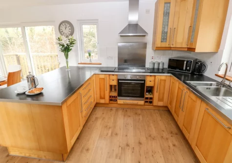 The kitchen at The Dingle, Stepaside