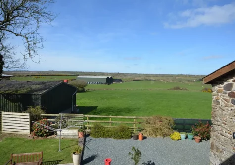 The enjoy far-reaching countryside views at The Farmhouse At Solbury, Ratford Bridge