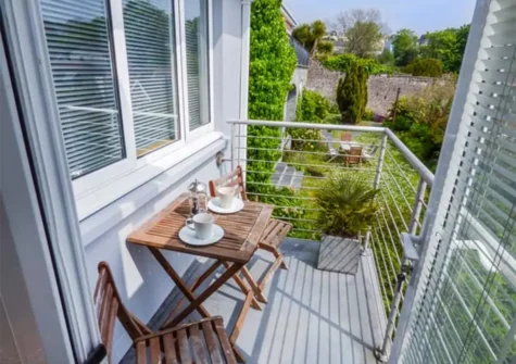 The balcony at The Gallery, Tenby