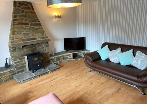 The living room at The Granary, Kilgetty