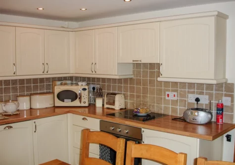 The kitchen & dining area at The Hagguard, Jeffreyston