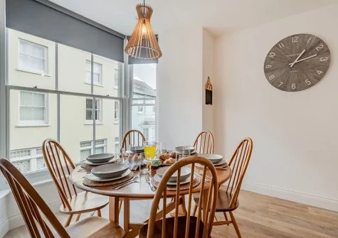 The dining area at The Hive, Tenby