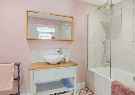 Bedroom #2 en-suite at The Hive, Tenby