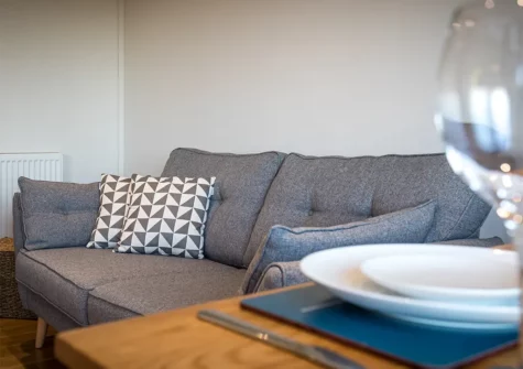 The open-plan living area at The Keys, Hill Mountain