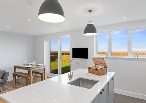The open-plan kitchen at The Keys, Hill Mountain