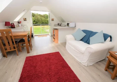 The living area at The Loft At Minnis, Cresselly