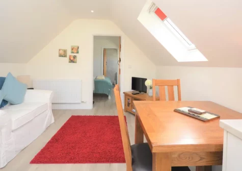 The dining area at The Loft At Minnis, Cresselly