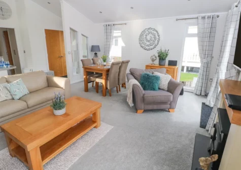 The living area at The Lookout, Heritage Park, Stepaside