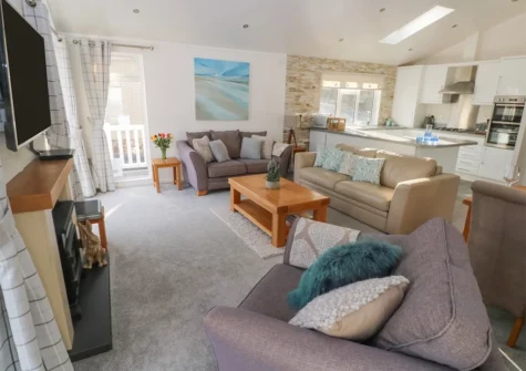 The living area at The Lookout, Heritage Park, Stepaside