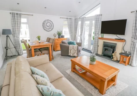 The living area at The Lookout, Heritage Park, Stepaside