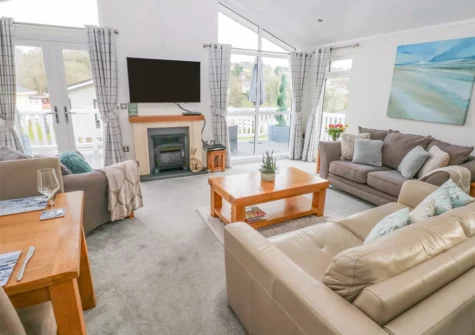 The living area at The Lookout, Heritage Park, Stepaside