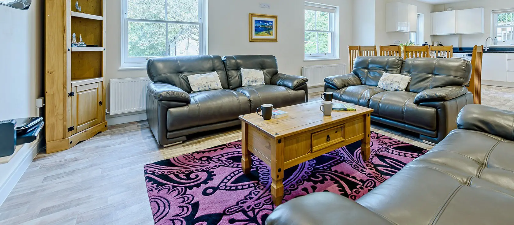 The New Dwelling, Tenby is a stylish three-storey retreat with modern interiors, an elevated patio & four comfortable bedrooms. Steps from Tenby's beaches, harbour, and cobbled streets, it's perfect for families & friends seeking a coastal break.