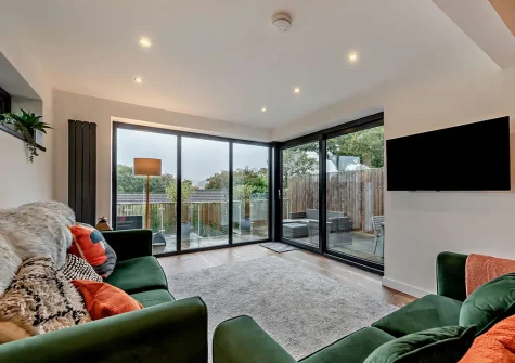 The living area at The Nook, Saundersfoot