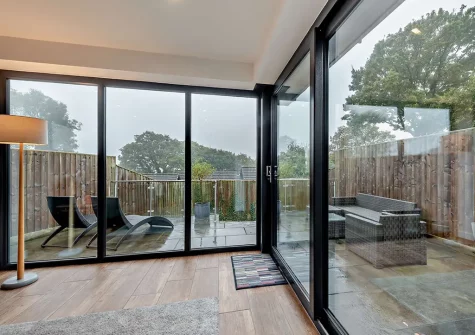 The living area at The Nook, Saundersfoot